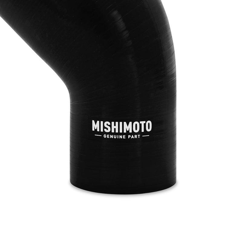 Mishimoto Silicone Reducer Coupler 45 Degree 2.5in to 3.25in - Black