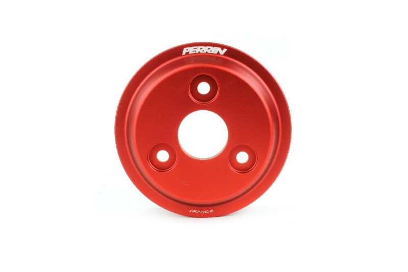 Perrin 15-21 Subaru WRX Lightweight Water Pump Pulley - Red