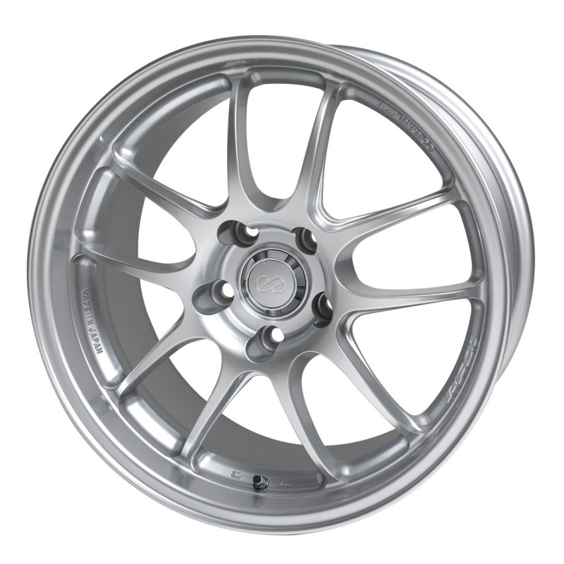 Enkei PF01 18x9.5 5x114.3 35mm Offset 75mm Bore Silver Wheel