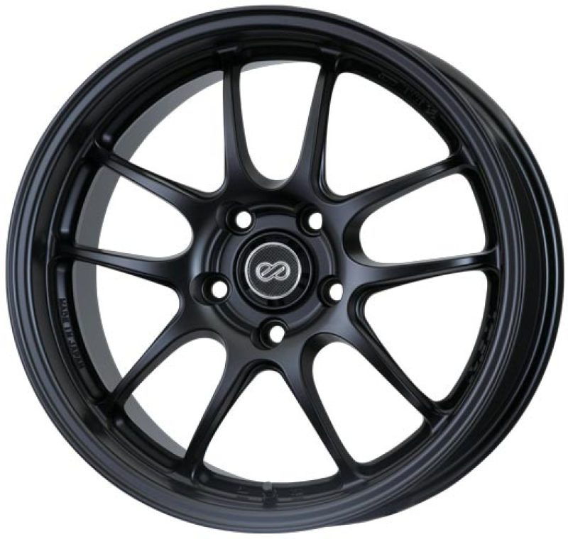 Enkei PF01 18x7.5 5x100 45mm Offset Matte Black Wheel 02-10 WRX & 04 STI/05-09 LGT