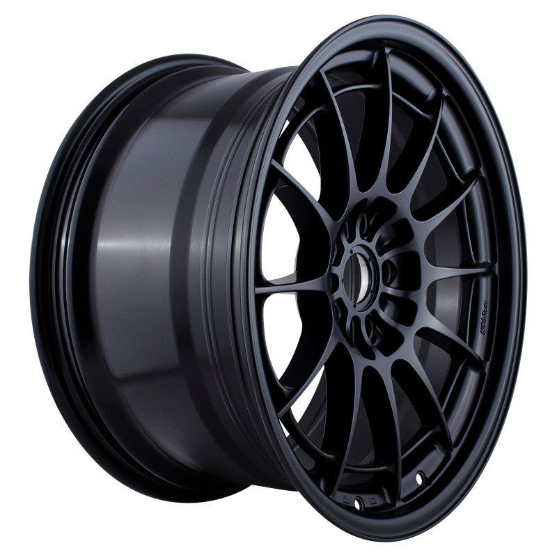 Enkei NT03+M 18x9.5 5x114.3 40mm Offset 72.6mm Bore Black Wheel G35/350Z *MOQ 40 Wheels*